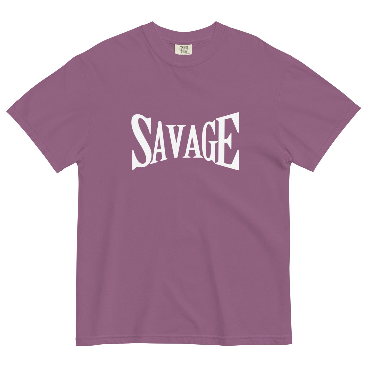 Savage Unisex garment-dyed heavyweight t-shirt