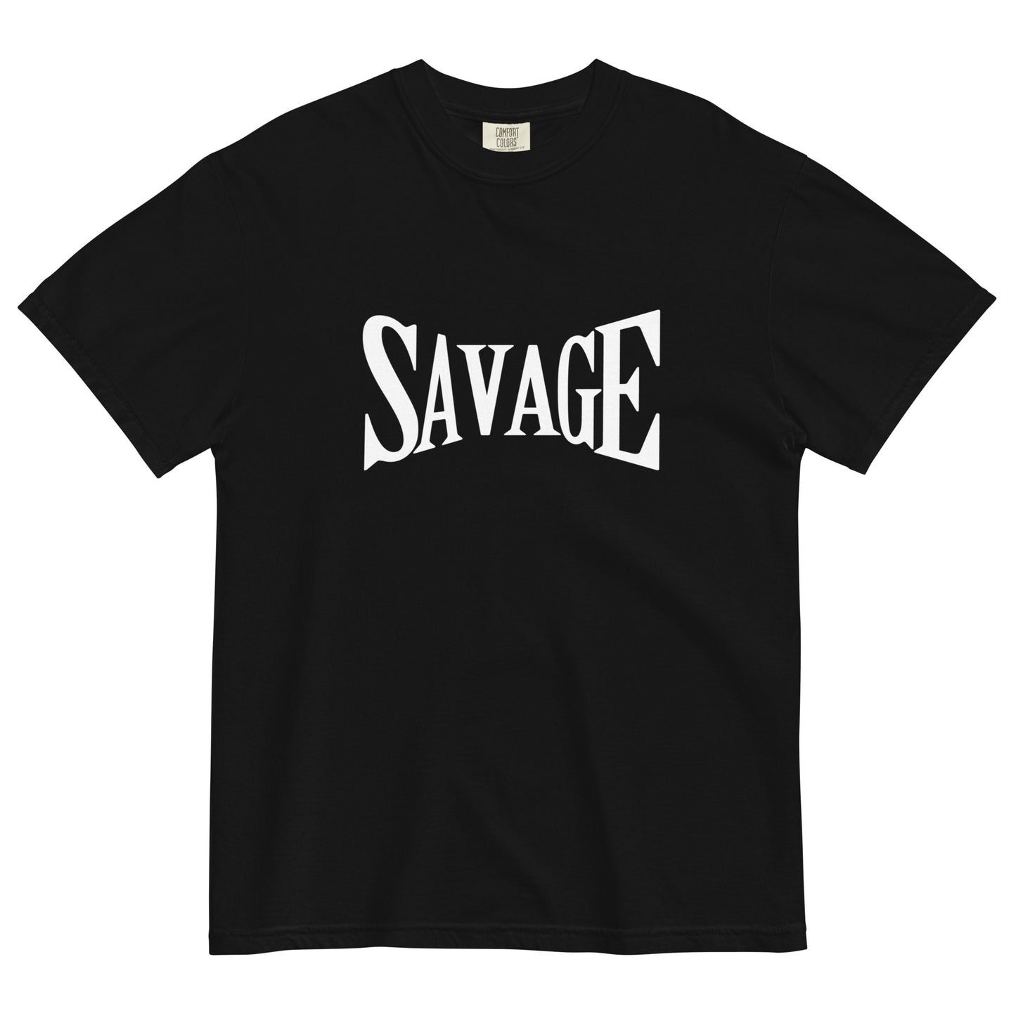 Savage Unisex garment-dyed heavyweight t-shirt