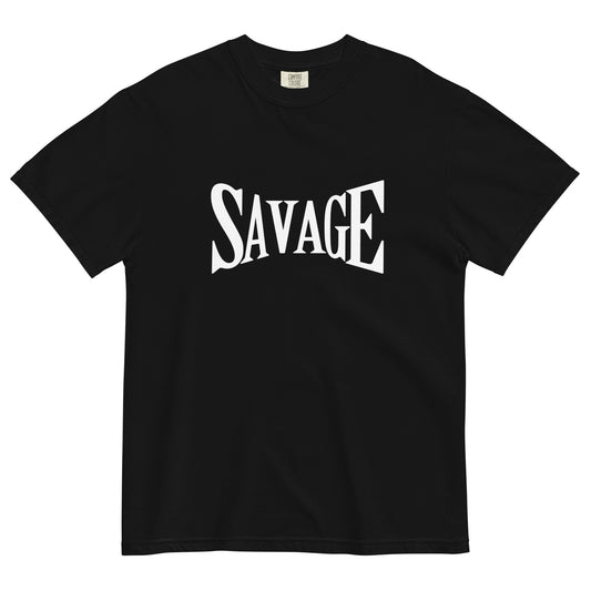 Savage Unisex garment-dyed heavyweight t-shirt
