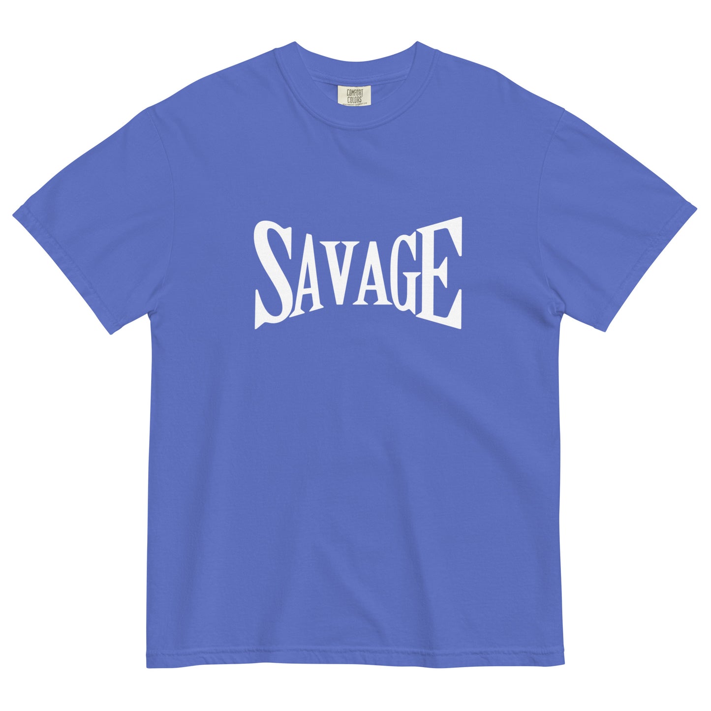 Savage Unisex garment-dyed heavyweight t-shirt