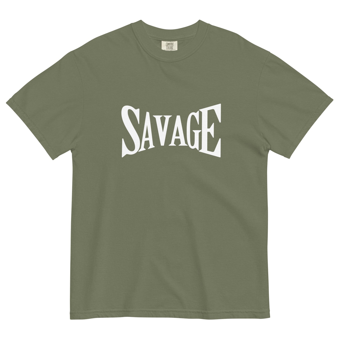 Savage Unisex garment-dyed heavyweight t-shirt