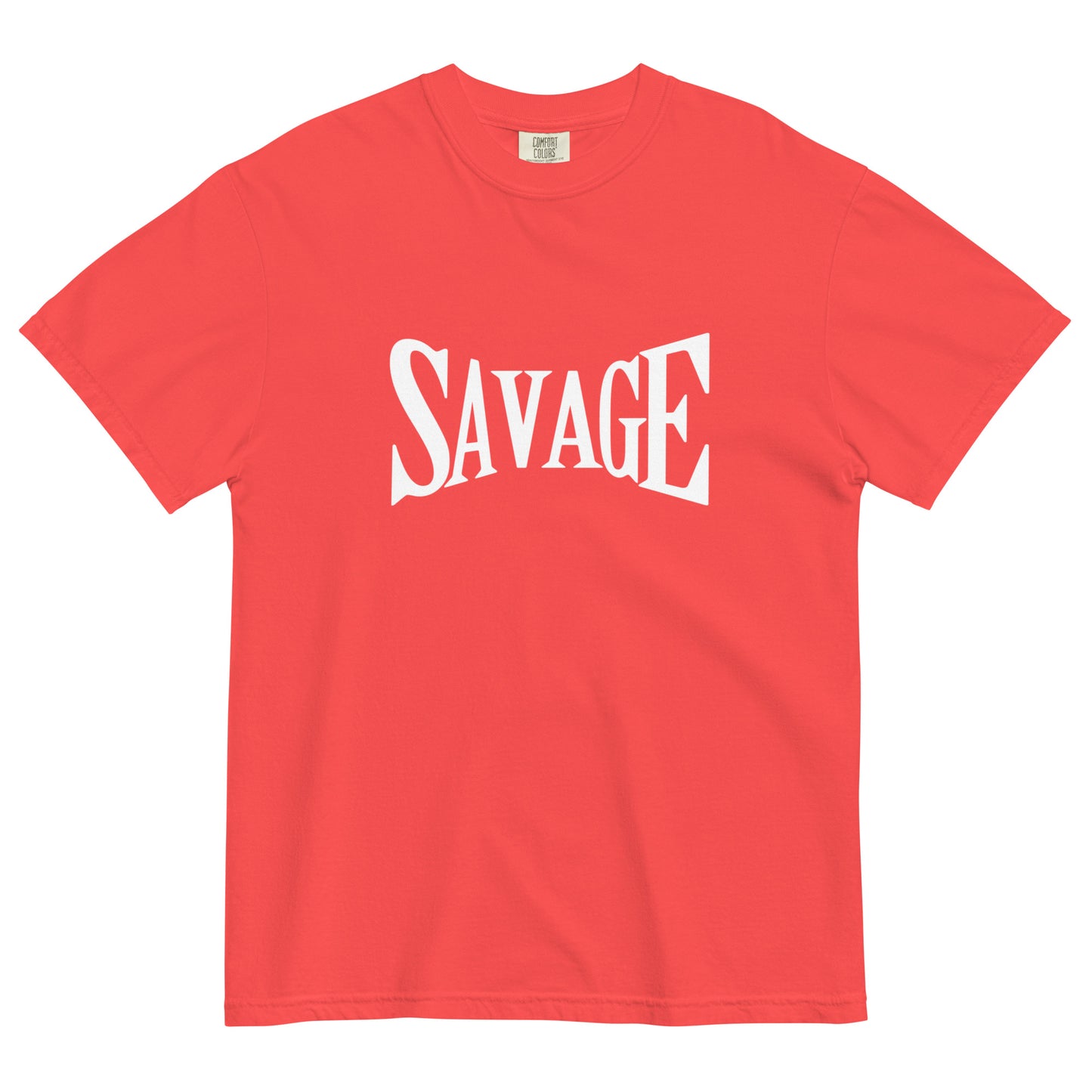 Savage Unisex garment-dyed heavyweight t-shirt