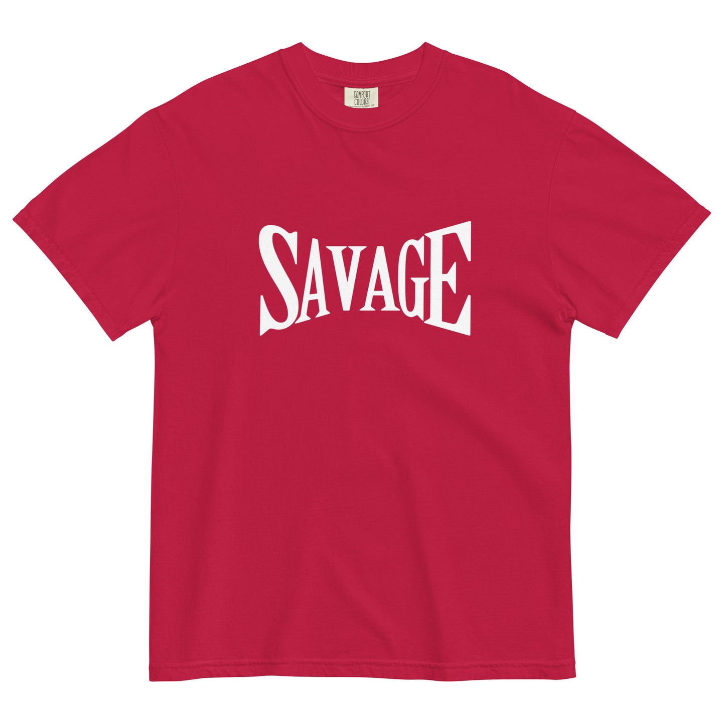Savage Unisex garment-dyed heavyweight t-shirt