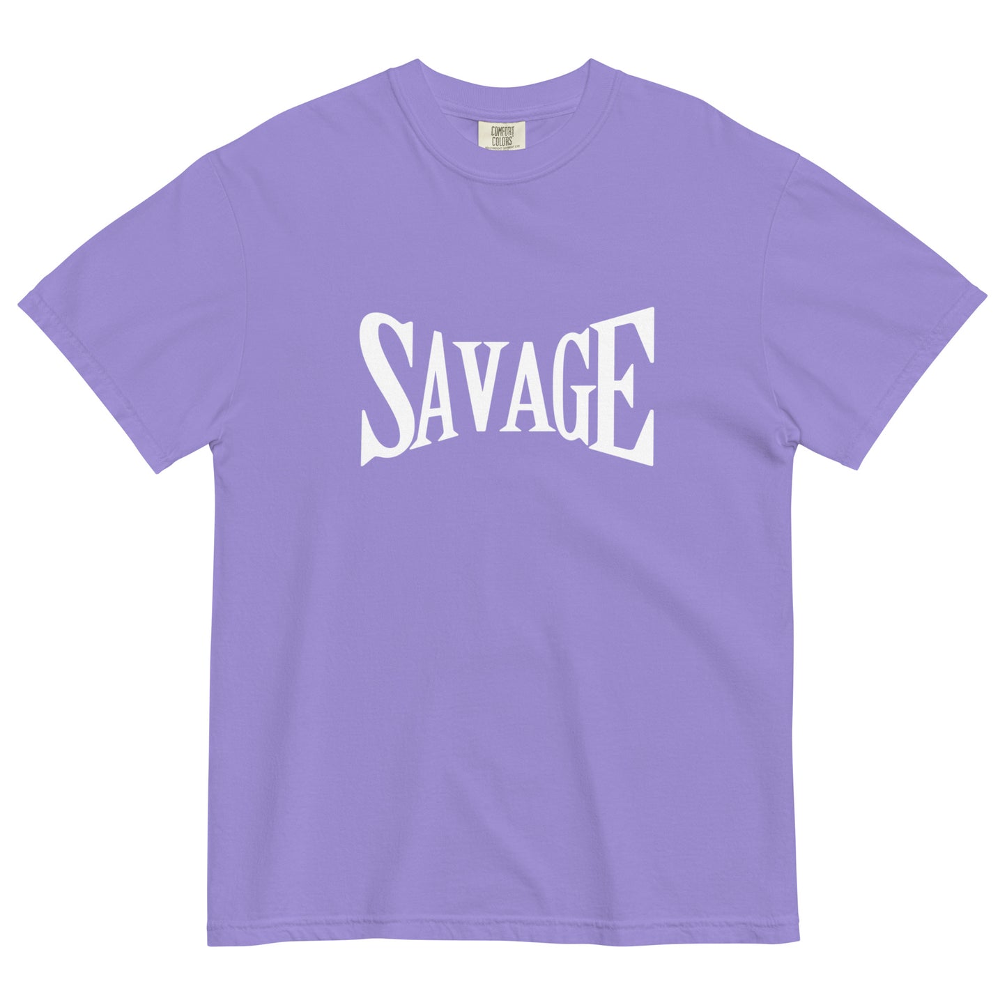 Savage Unisex garment-dyed heavyweight t-shirt